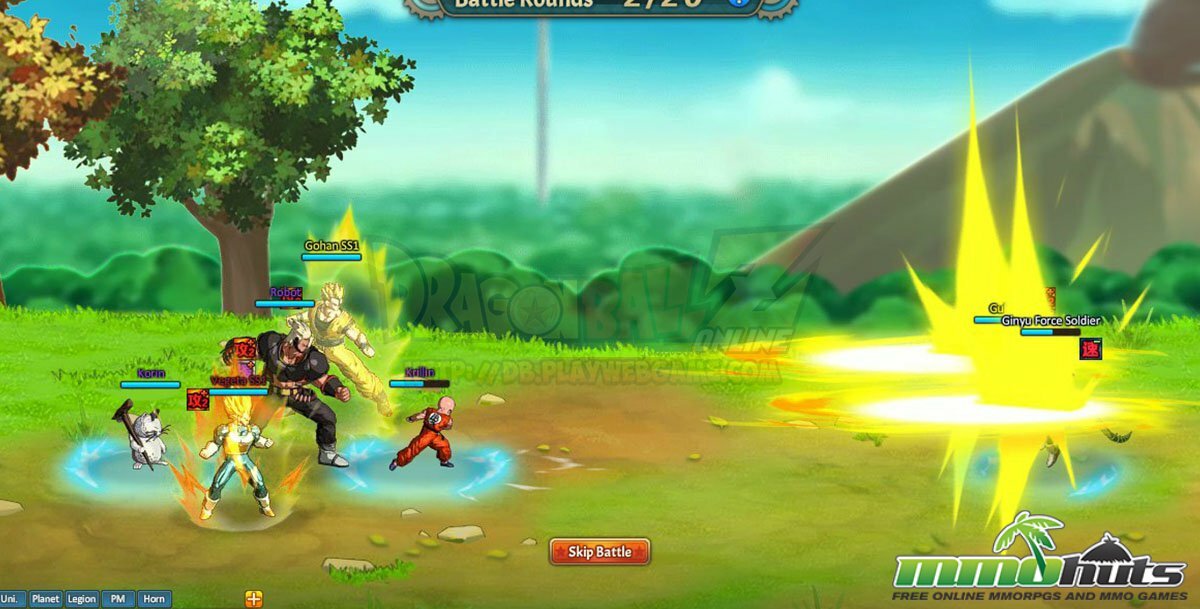 DRAGON BALL Z ONLINE free online game on