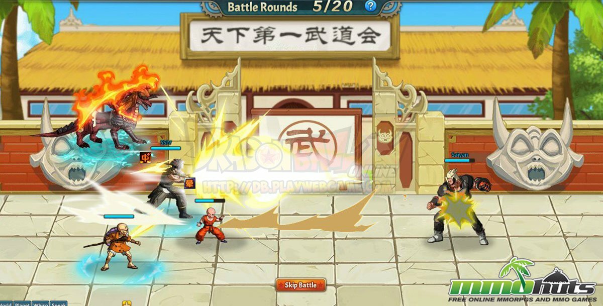 Dragon Ball Z Online Epic web based game free to play