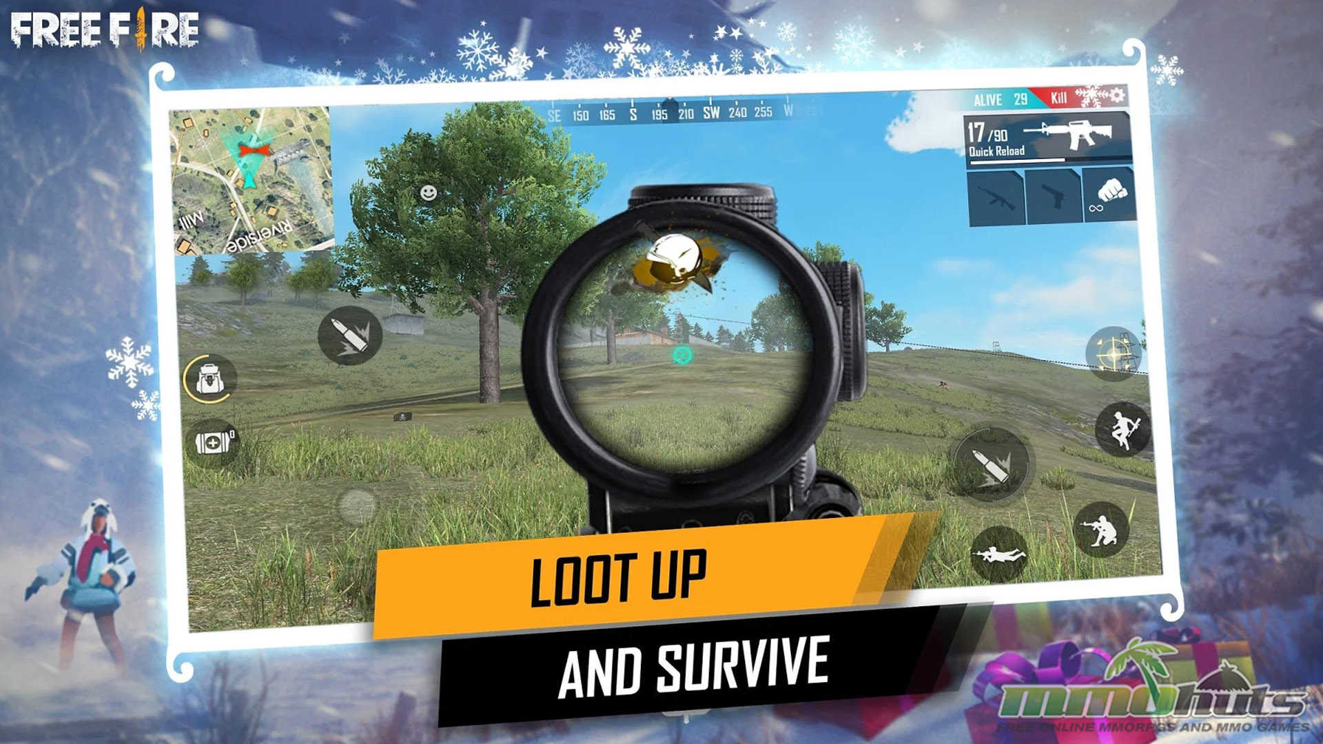 13 Minutes of Garena Free Fire: Winterlands Gameplay 