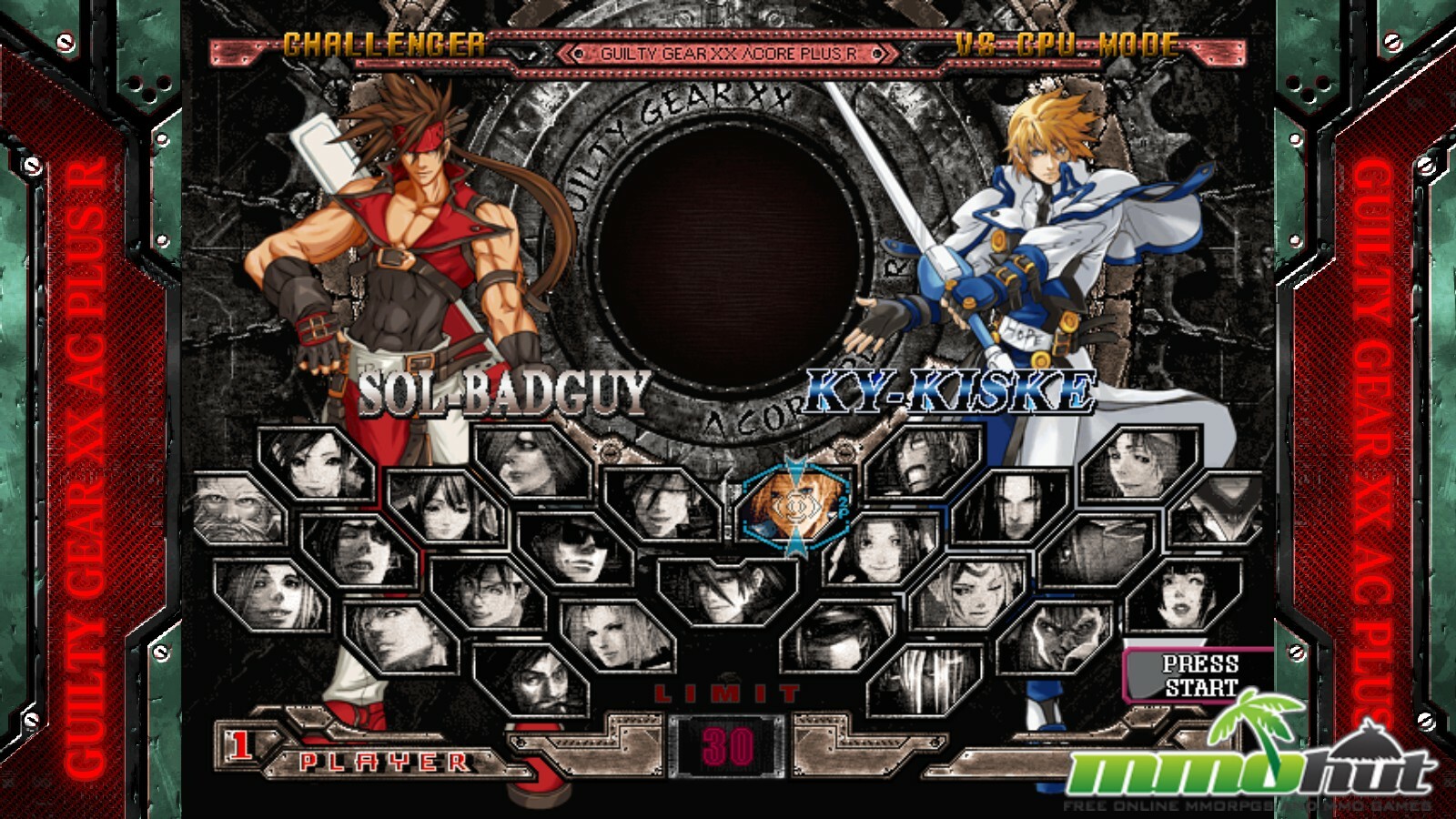 Guilty Gear Character Select