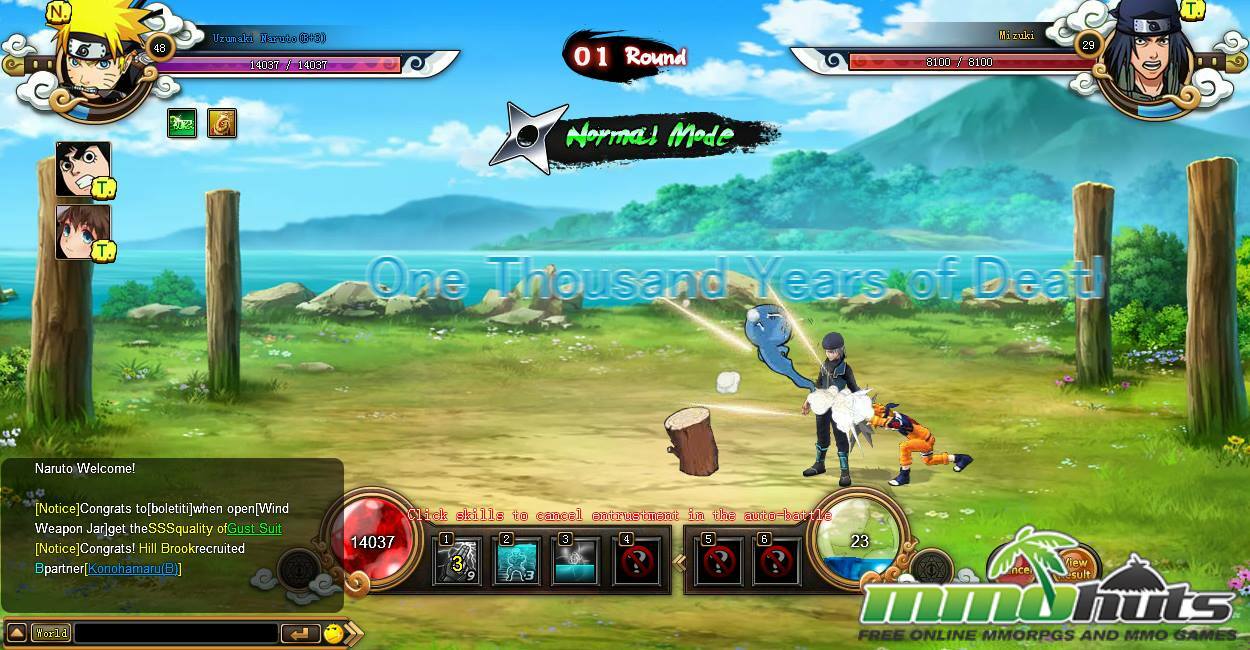 Official Naruto MMORPG Game