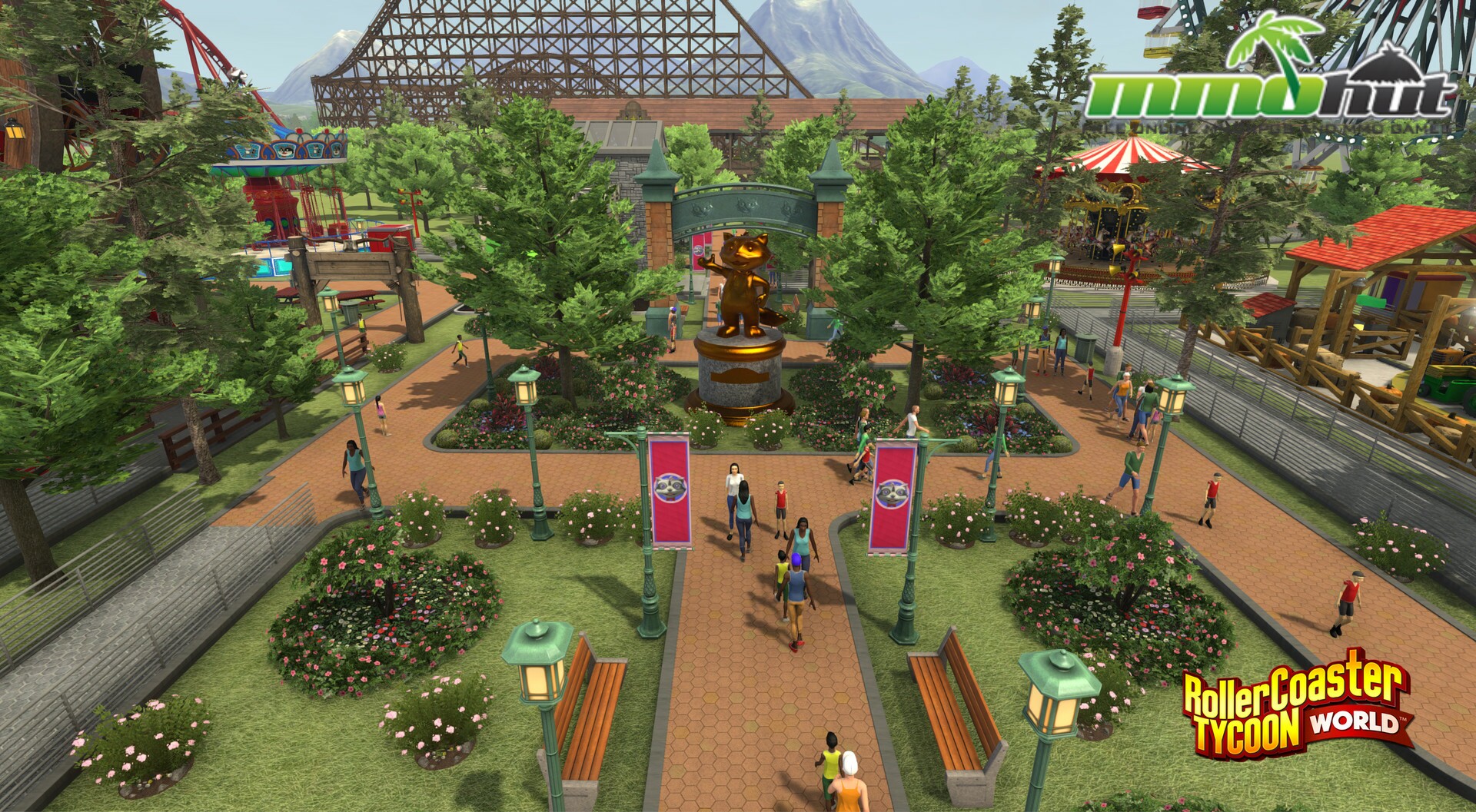 RollerCoaster Tycoon World MMOHuts