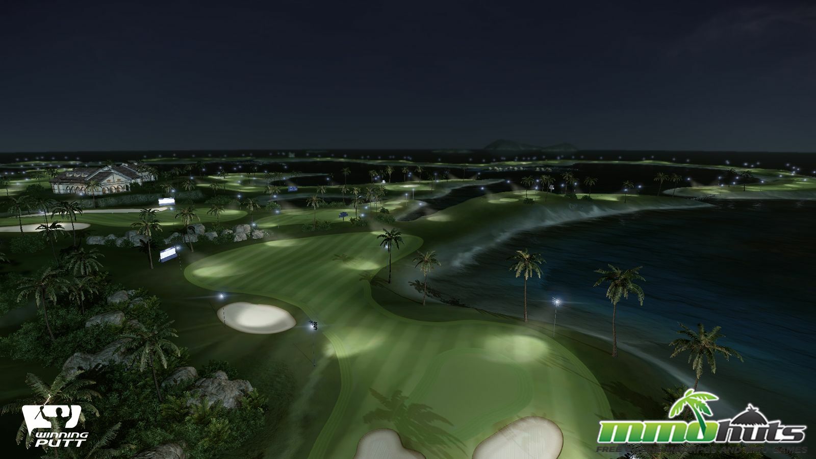 Winning Putt Preview Screenshot 18 Golf Course Night