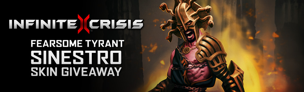 Infinite Crisis Fearsome Tyrant Sinestro Giveaway