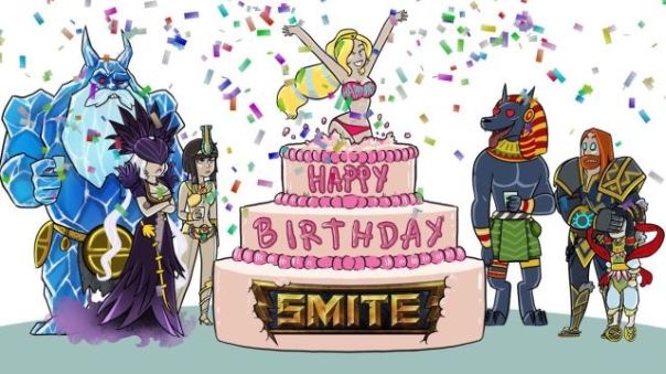 SMITE Birthday Image