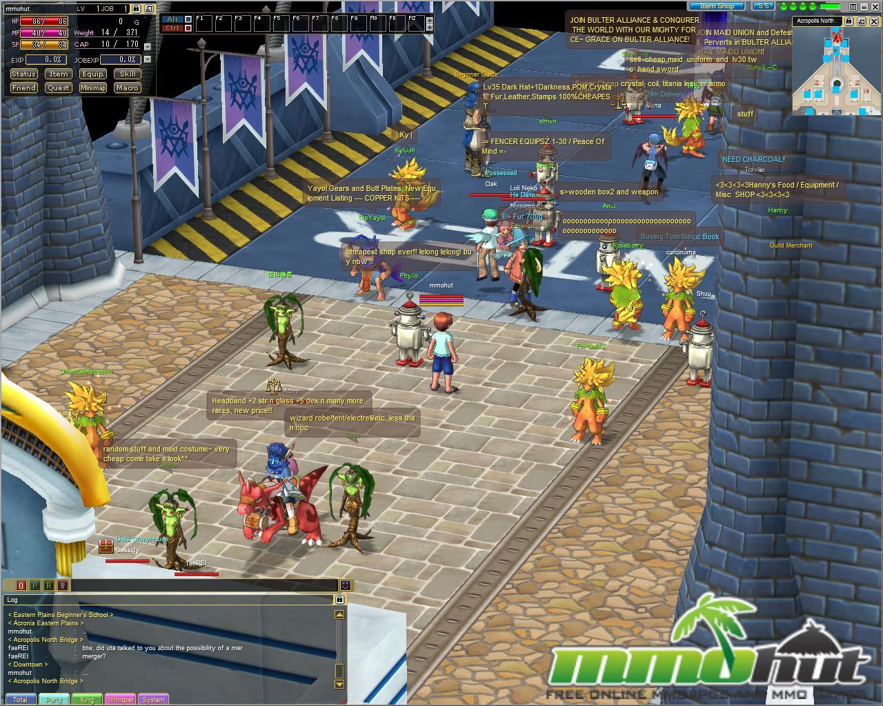 Japanese Free to Play MMORPGs and MMOs