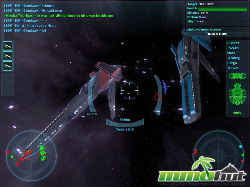 Vendetta Online Starship Screenshot