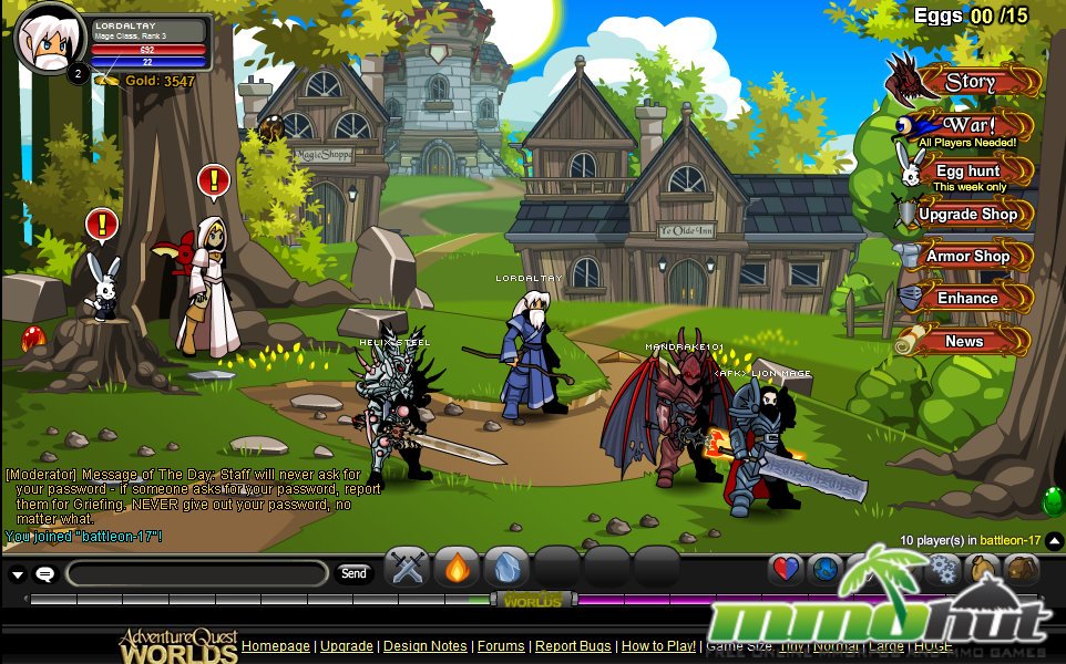 Adventure Quest Worlds - Free Fantasy MMORPG Game