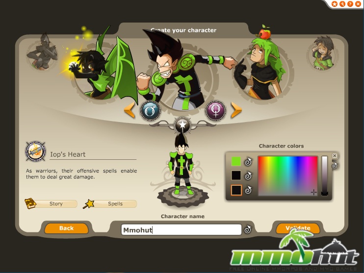 dofus character page