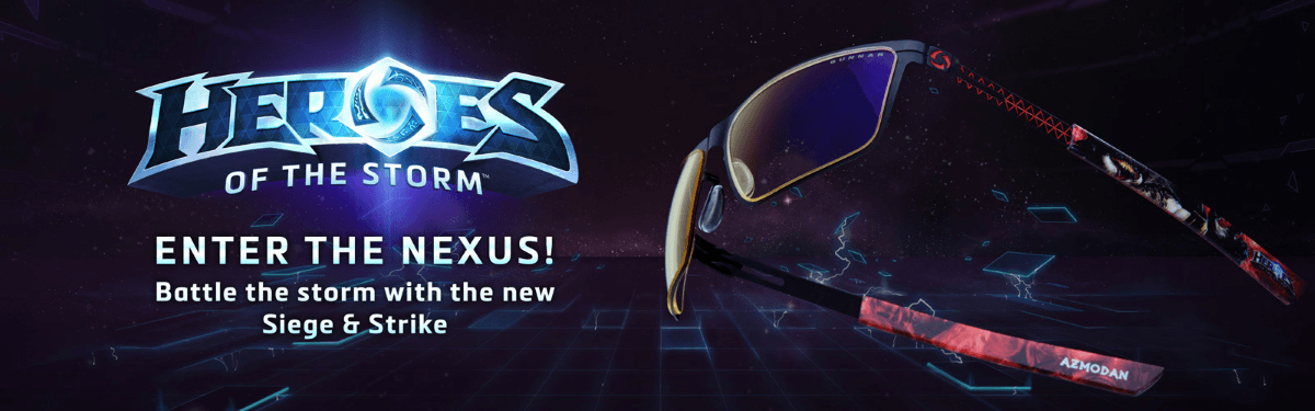 GUNNAR Launches Heroes of the Storm Gaming Eyewear News Header