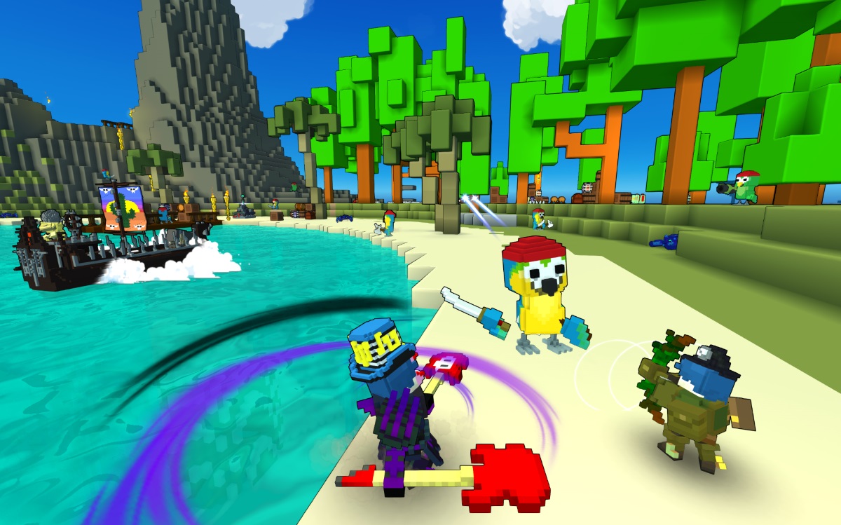 Trion World’s Voxel Building Online RPG Trove Launches Today news header