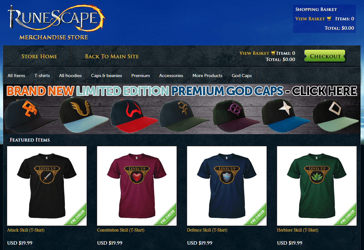 RuneScape Merchandise Store goes Cash Free by Accepting Bonds news header