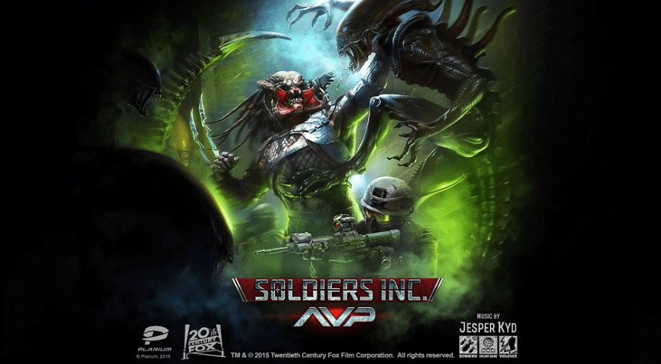 Plarium Partners To Bring Alien versus Predator to Soldiers, Inc. news header