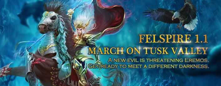 Felspire Beta 1.1 Introduces March on Tusk Valley news header