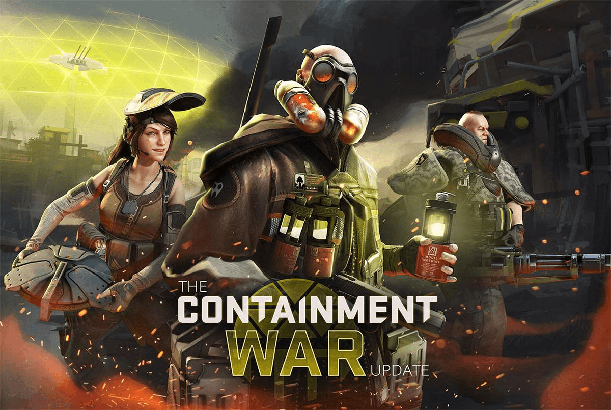 Dirty Bomb Containment War Update Drops In news header