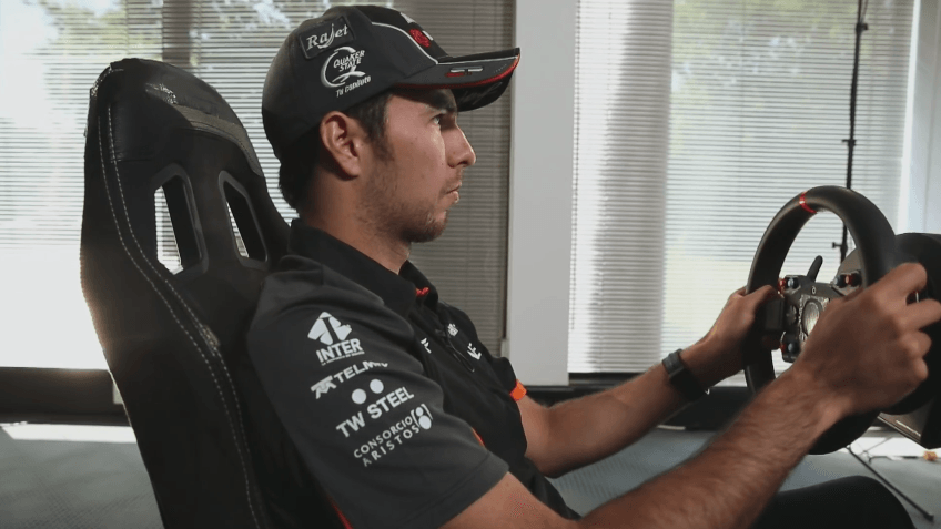 F1 2015 - Sergio Perez Mexico Hot Lap video thumbnail