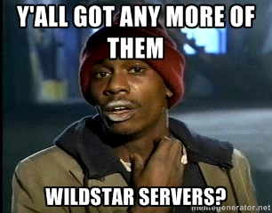more wildstar servers