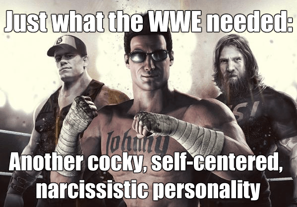WWE Immortals Cage Narcissism