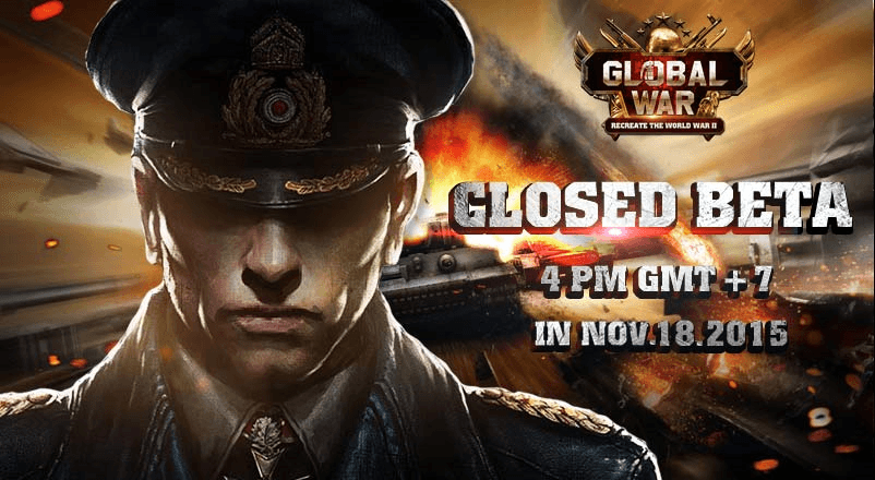 Global War Closed Beta Test Begins November 18 news header