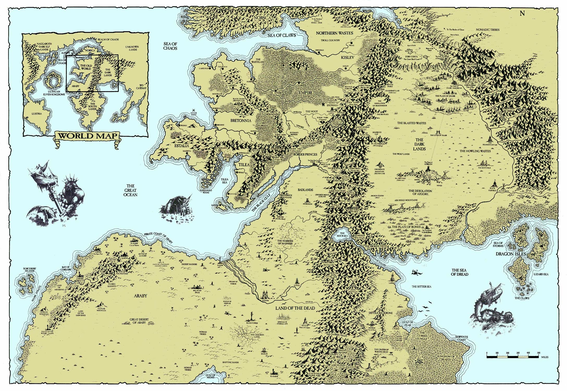 total war warhammer 2 world map