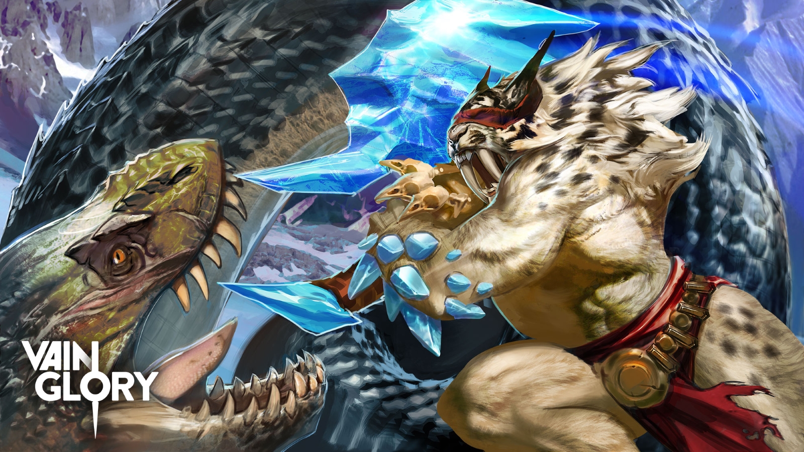 Vainglory Prehistoric Glaive Tier 3 Art