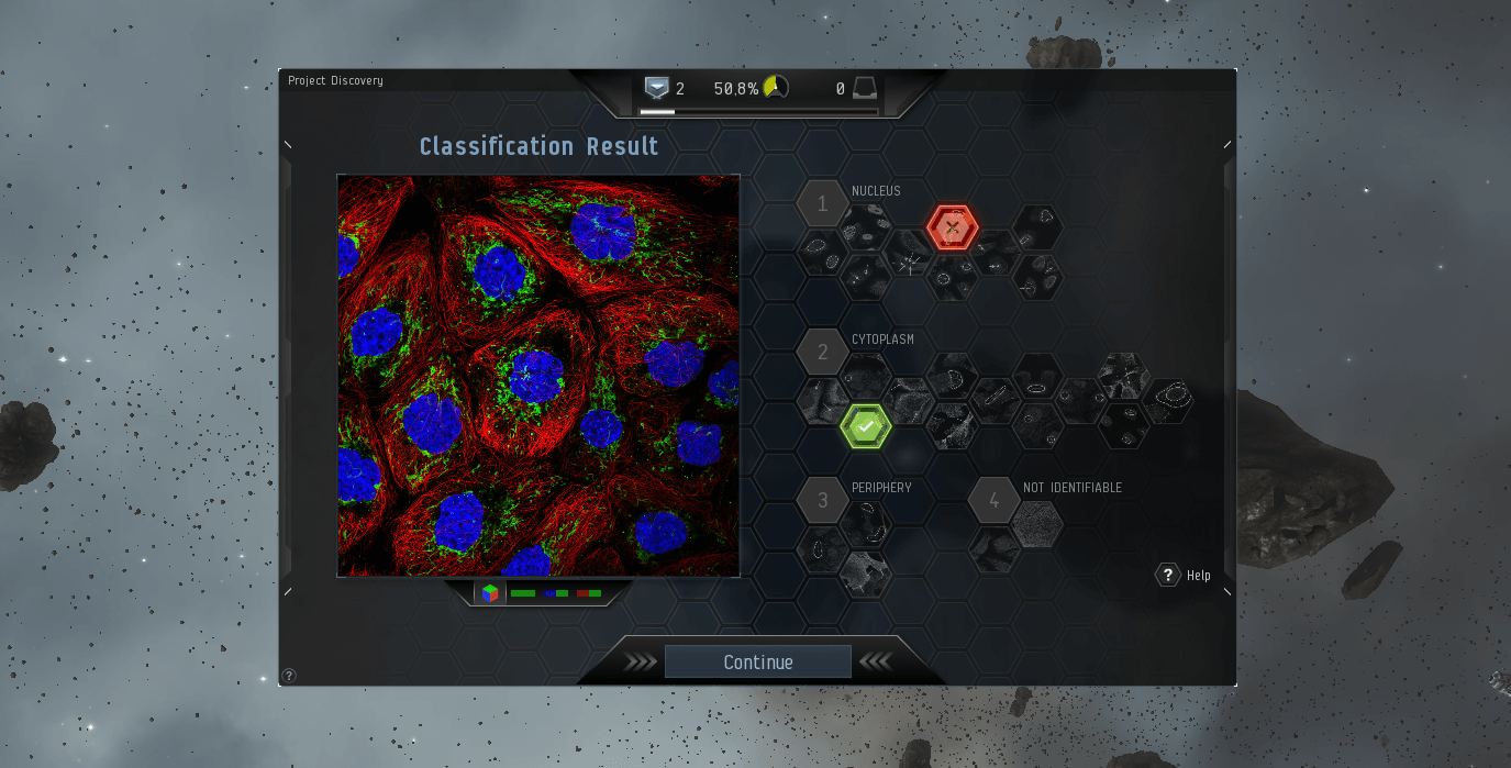 EVE Online Players Contribute to Human Protein Atlas