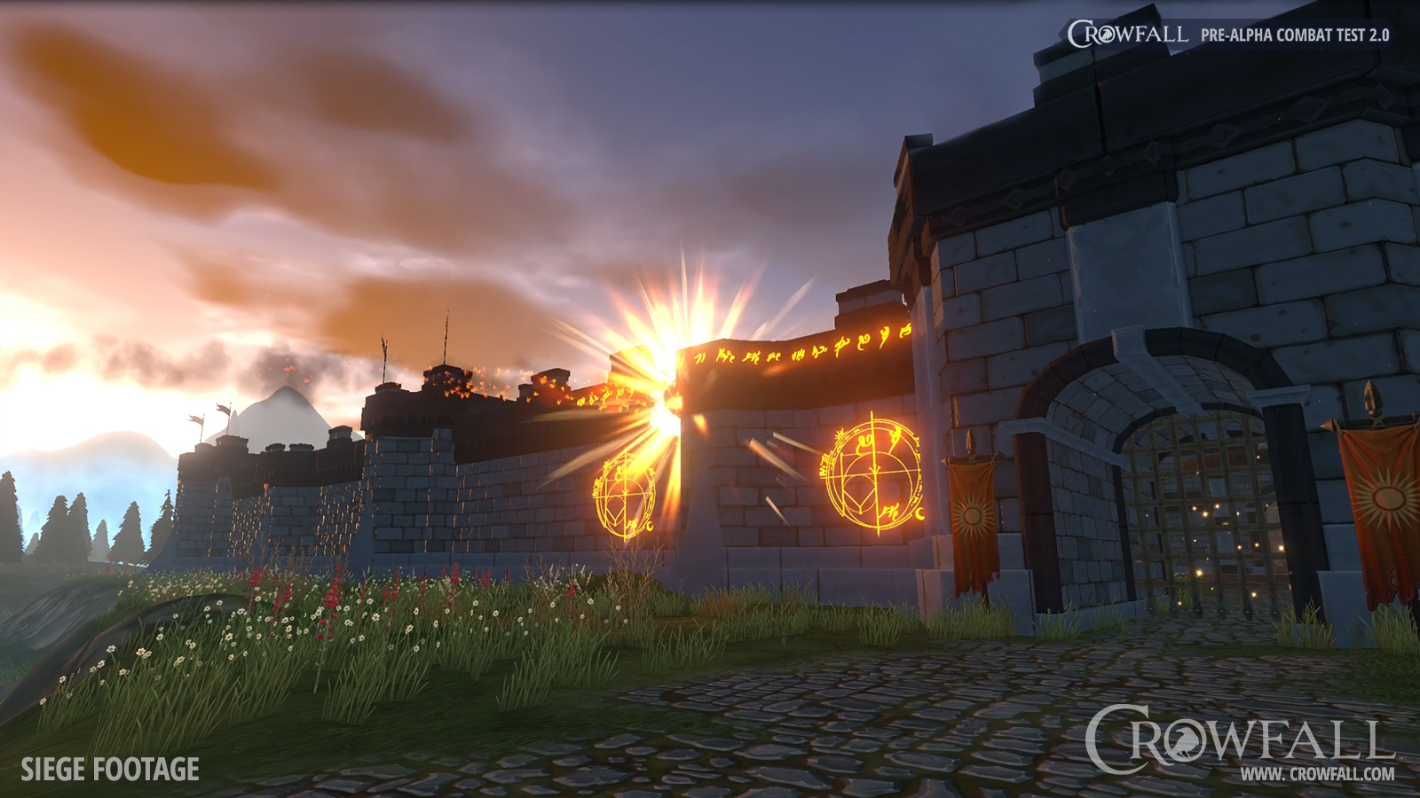 Crowfall Siege Screenshot Crowfall Pre-Alpha Testing for Castle Siege Begins