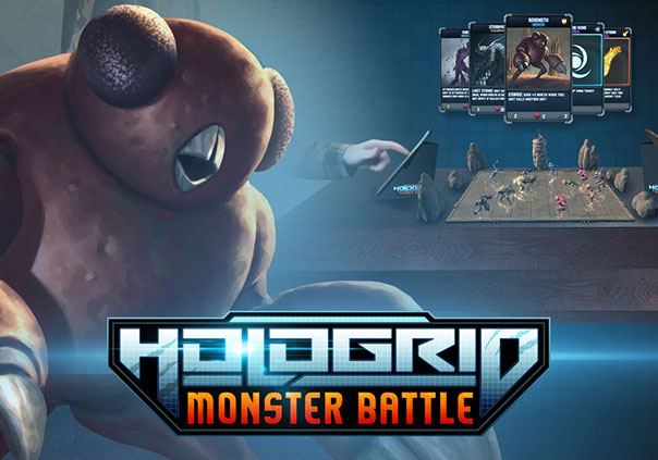HoloGrid Monster Battle Game Banner
