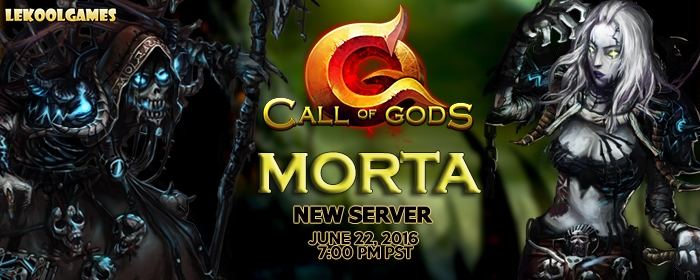 COG Morta Server Call of Gods Announces Morta Server