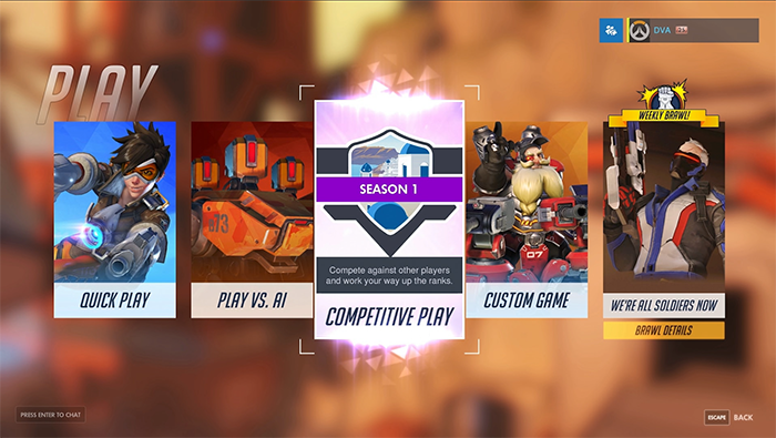 Overwatch Competitive Play Now Live