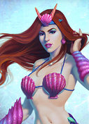 Medusa_Mermaid_Card