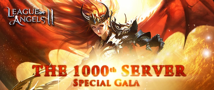 League of Angels Launches 1000th Server