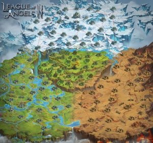 League of Angels II - Eternal War Map
