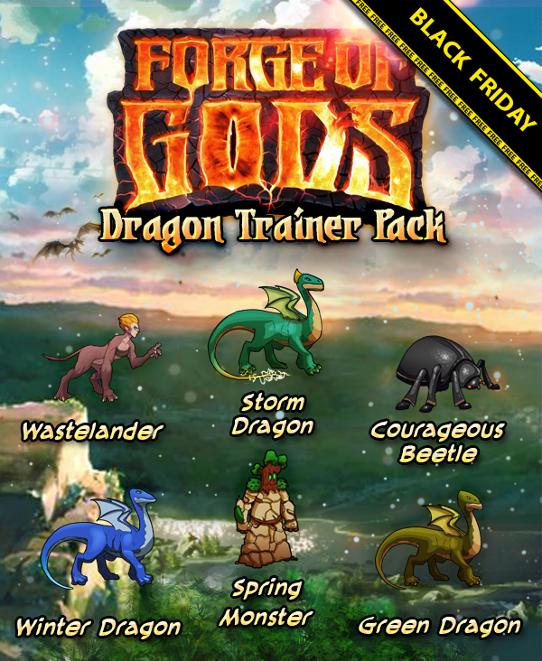 Forge of Gods Dragon Trainer Pack Giveaway