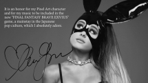 Final Fantasy Brave Exvius Ariana Grande Announcement