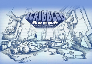Scribbled Arena Game Profile Banner