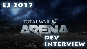 Darren interviews Rob Ferrell about Total War Arena at E3 2017.