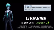 DC Legends_ LiveWire - Shock Jock Hero Spotlight - Video Thumbnails