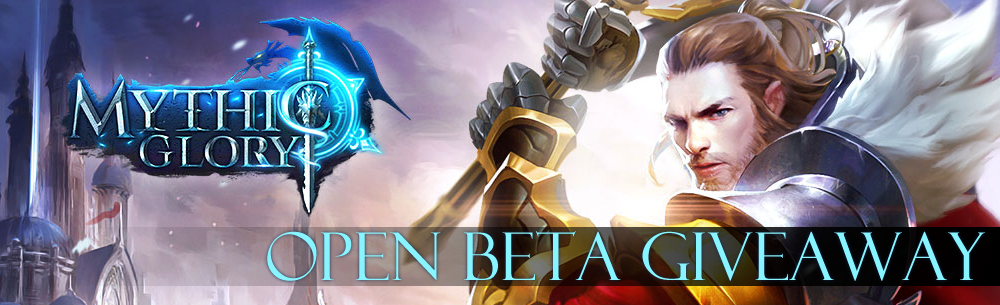 Mythic Glory Open Beta Giveaway Wide Banner