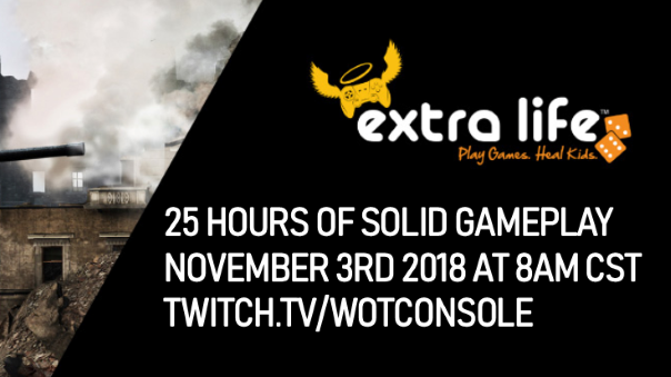 Wargaming Hosts Extra Life Marathon Charity Stream This Weekend Mmohuts