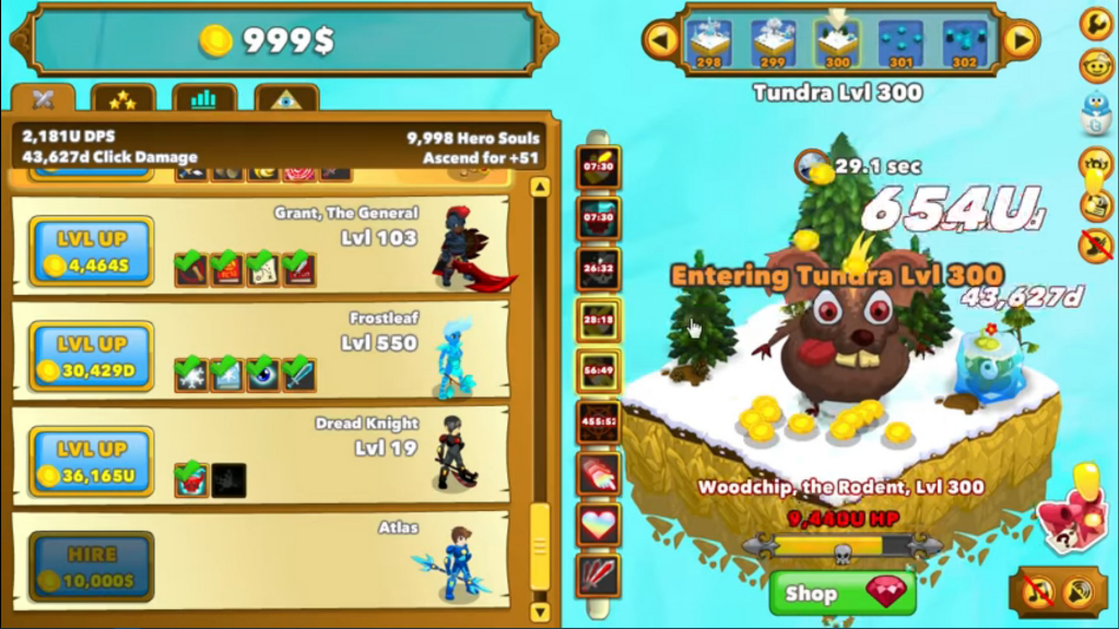 Purmoon ○: Jogo: Clicker Heroes