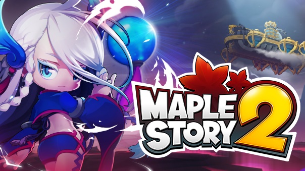 MapleStory 2 Skybound Key Art With Logo