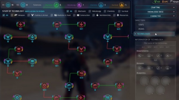 Population Zero skill tree