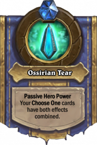 Hearthstone Savior of Uldum - Ossrian Tear