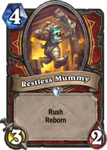 Hearthstone Saviors of Uldum Restless Mummy