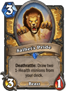 Hearthstone Saviors of Uldum Salhets Pride