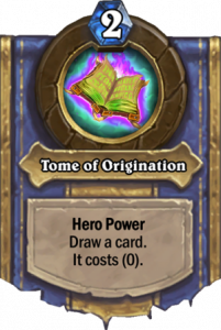 Hearthstone Saviors of Uldum Tome of Origination