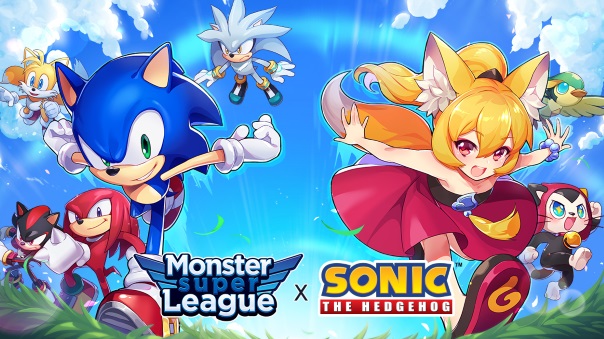 Monster Super League x Sonic Collaboration main image