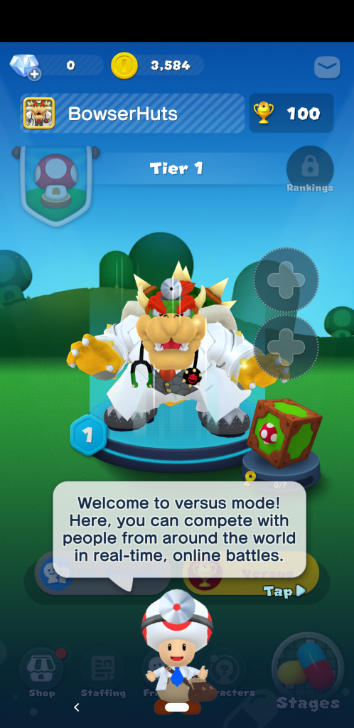 Dr. Mario World Screenshot