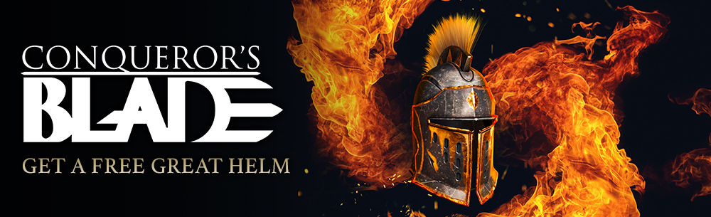 Conquerors Blade Great Helm Giveaway Wide Banner